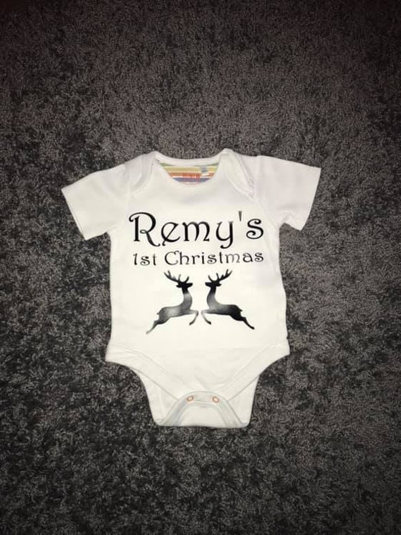 custom printed baby grow