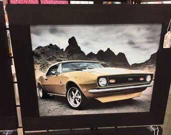 Badass in the Badlands - 1968 Camaro SS Metal Print