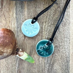 Bee Diffuser Necklace, Aromatherapy Necklace, Essential Oil Necklace, Self-Care, Ceramic Aromatherapy Pendant, Spa Gift, Vermont Pottery