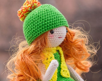 Amigurumi Doll Pattern / Crochet Doll Pattern / Photo Tutorial / Instant Download/PDF pattern/Crochet toy for Betsy PDF