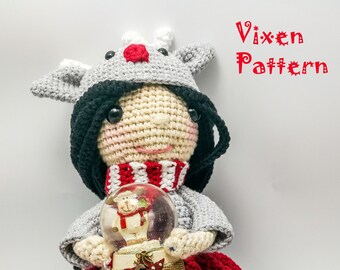 Amigurumi Doll Pattern / Crochet Doll Pattern crochet pattern Vixen PDF in English