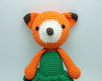 Amigurumi Fox Pattern / Crochet Fox Pattern / Photo Tutorial / Instant Download/PDF pattern for Renate PDF in English