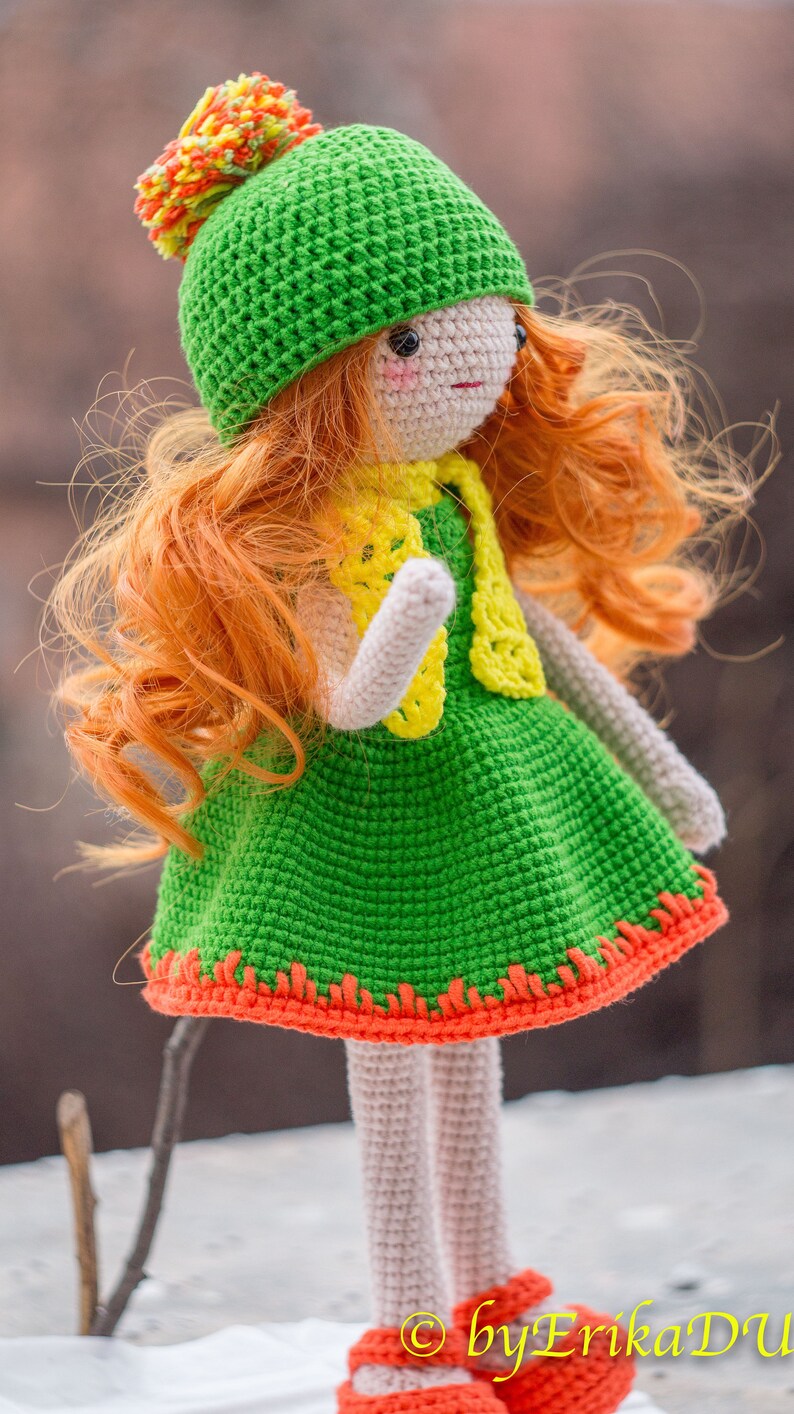 Amigurumi Doll Pattern / Crochet Doll Pattern / Photo Tutorial / Instant Download/PDF pattern/Crochet toy for Betsy PDF image 1