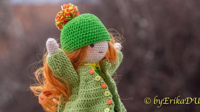 Amigurumi Doll Pattern / Crochet Doll Pattern / Photo Tutorial / Instant Download/PDF pattern/Crochet toy for Betsy PDF image 8