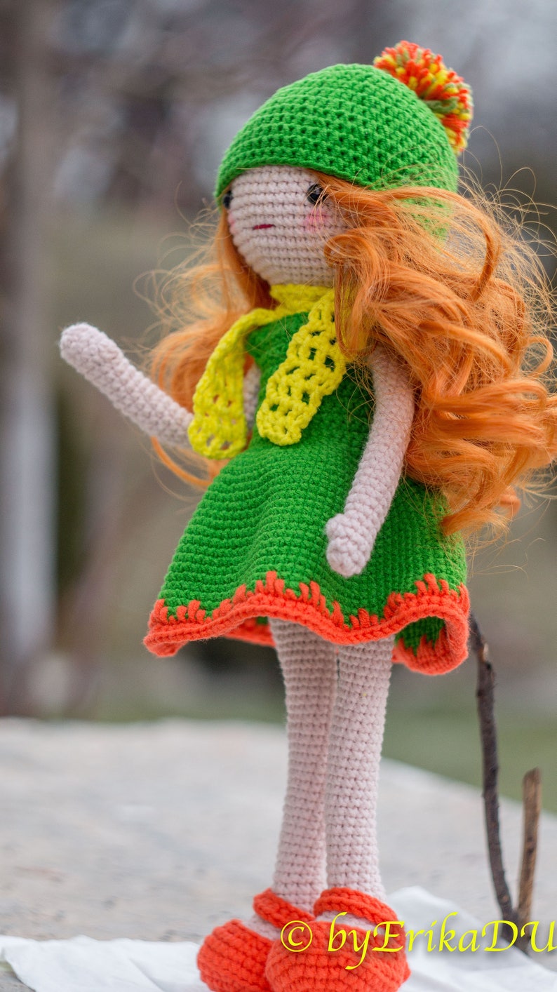 Amigurumi Doll Pattern / Crochet Doll Pattern / Photo Tutorial / Instant Download/PDF pattern/Crochet toy for Betsy PDF image 2