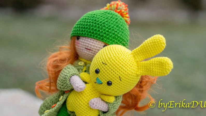 Amigurumi Doll Pattern / Crochet Doll Pattern / Photo Tutorial / Instant Download/PDF pattern/Crochet toy for Betsy PDF image 10