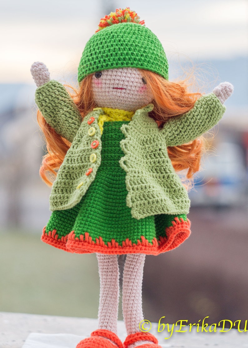 Amigurumi Doll Pattern / Crochet Doll Pattern / Photo Tutorial / Instant Download/PDF pattern/Crochet toy for Betsy PDF image 4