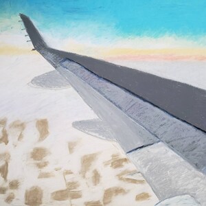 Flying on a Wing and a Prayer- Original Drawing