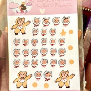 Ni-hao Mood Stickers – Cute Kawaii Planner Stickers for Bullet Journal, Emotion Tracking & Self-Care