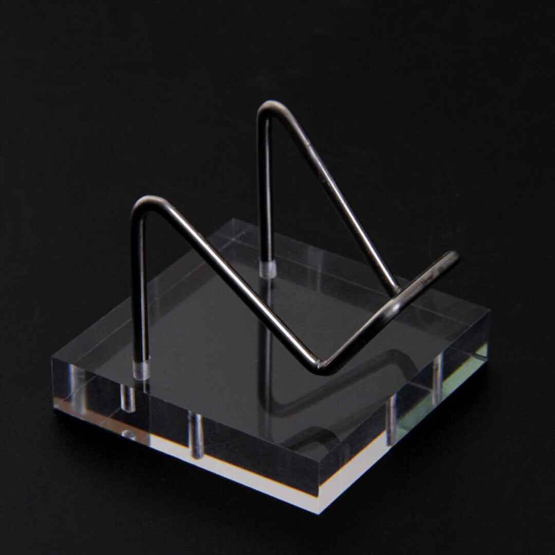 Acrylic Mineral Display Stand Etsy