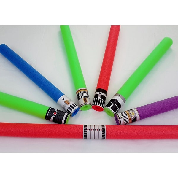 Lightsaber Pool Noodle Wrap -  MULTIPLE - Digital Download - Simple Design