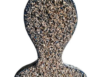 DOUBLE-SIDED SILHOUETTE - original ceramic sculpture by Rossitza Trendafilova