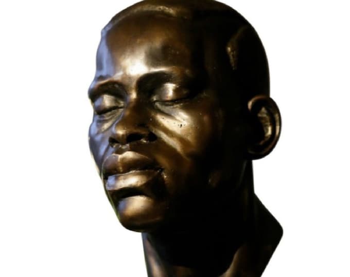 AFRO II - bronze sculpture by Tsvetan Nikolov