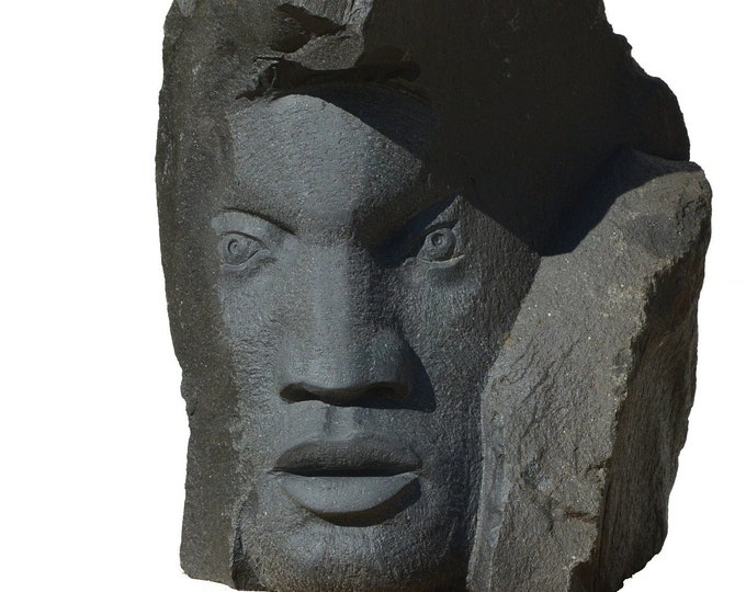 ASKIA - original stone sculpture by Ognyan Chitakov