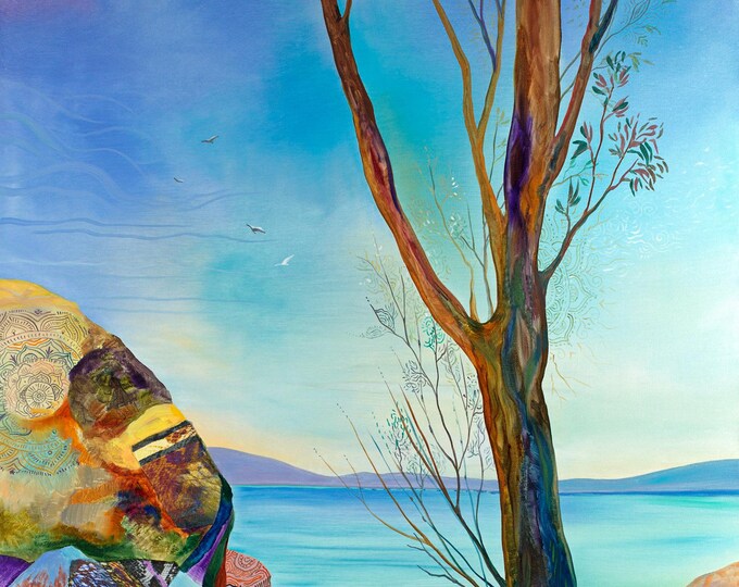 THE SILENCE WITHIN Me - original oil painting by Silvia Pavlova