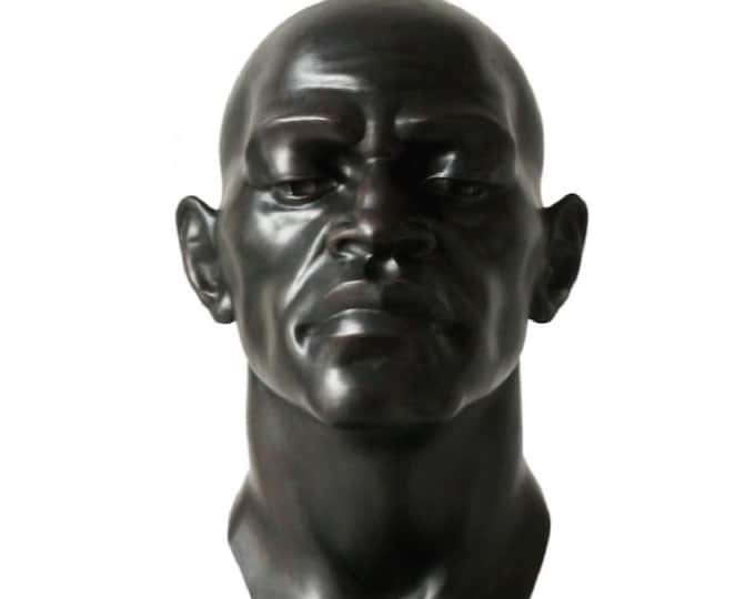 AFRO III - bronze sculpture by Tsvetan Nikolov