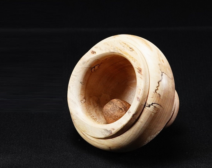 POND OF JOY - birch wood bowl by Sava Draganov