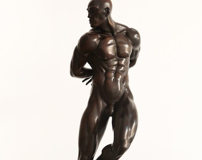 IN MOTION II - bronze sculpture by Tsvetan Nikolov