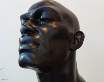 AFRO IV - bronze sculpture by Tsvetan Nikolov