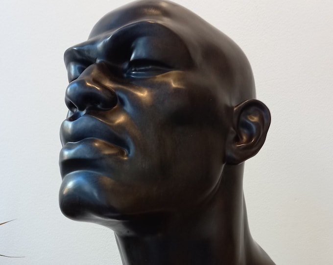 AFRO IV - bronze sculpture by Tsvetan Nikolov