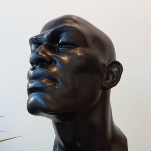 AFRO IV - bronze sculpture by Tsvetan Nikolov