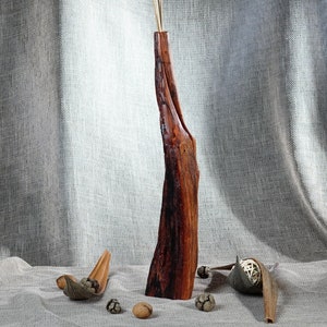 DIRECTION - sculptural wood vase by Sava Draganov