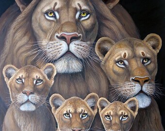 REGAL UNITY - original oil painting by Grigor Velev