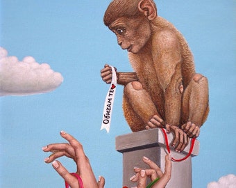 LOVE - original oil painting by Grigor Velev