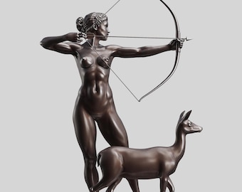 HUNT II - bronze sculpture by Tsvetan Nikolov