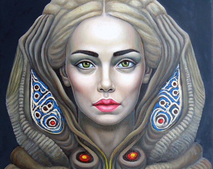 LADY CURZON - original oil painting by Grigor Velev