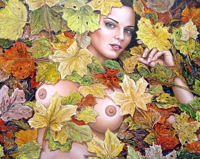 AUTUMN - original oil painting by Grigor Velev