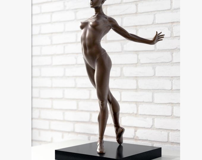 BALLET DANCER II - bronze sculpture by Tsvetan Nikolov - made to order