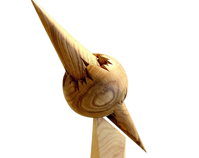 NEW LIFE - original wood sculpture by Nikolay Martinov