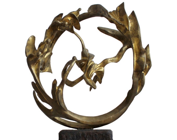 PROMETHEUS II - original brass sculpture by Ognyan Hristov