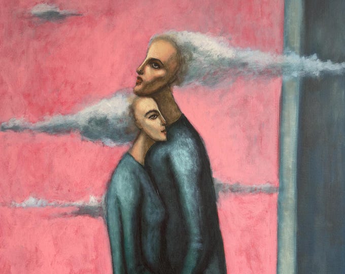 SYMBIOSIS - original acrylic painting by Nikola Gulev