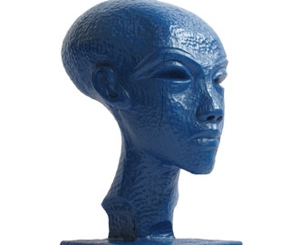 NEFERTITI - original wood sculpture by Nikola Tsvetanov