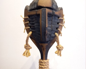 CHERISHER - original wood sculpture by Sava Draganov