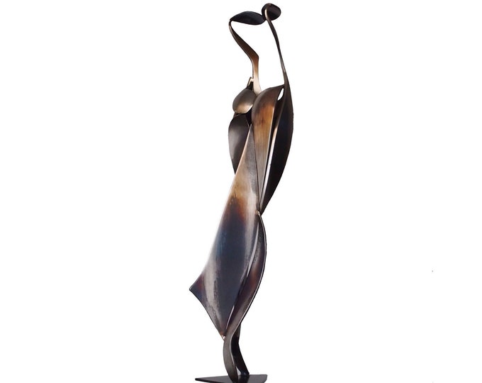 CATWALK III - original steel sculpture by Stevlin Yovchev