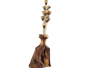 VIVITY - sculptural wood vase by Sava Draganov