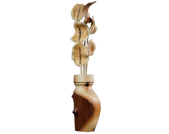 MAGNITUDE - sculptural wood vase by Sava Draganov