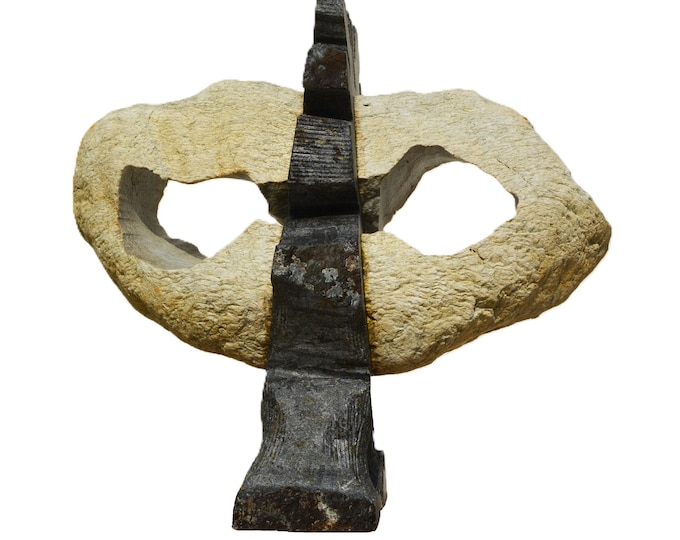 BALANCING ACTS - original stone sculpture by Ognyan Chitakov