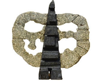 GUARDIAN OF TIME - original stone sculpture by Ognyan Chitakov