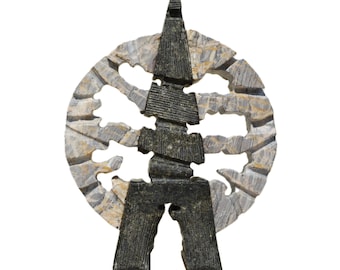 GUARDIAN OF SPACE - original stone sculpture by Ognyan Chitakov