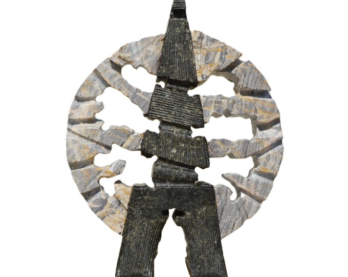GUARDIAN OF SPACE - original stone sculpture by Ognyan Chitakov