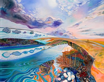 CLOSE To THE SKY - original oil painting by Silvia Pavlova