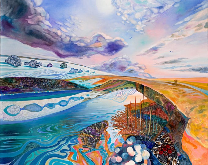 CLOSE To THE SKY - original oil painting by Silvia Pavlova