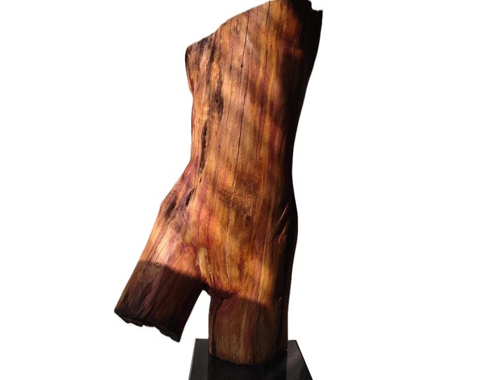 CAVORT - original wood sculpture by Rasho Mitev