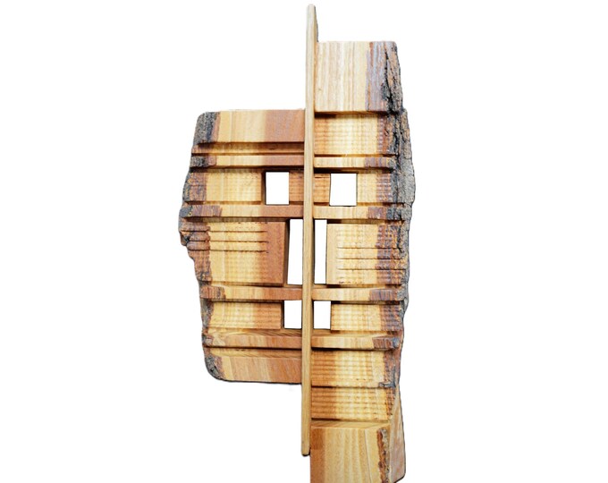 MASK OF GLAMOUR - original wood wall sculpture by Sava Draganov