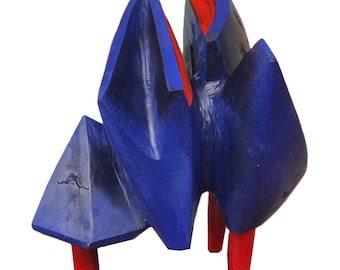 TRIUMPH - original wood sculpture by George Troyanov