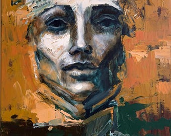 CATHARSIS - original acrylic painting by Nikola Gulev